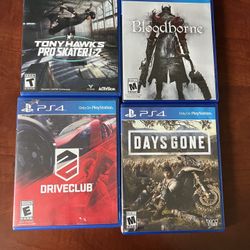 Playstation 4 Games Bundle - RPG - Sports