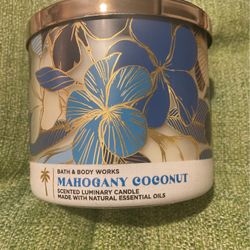 Mahogany Coconut Candle 