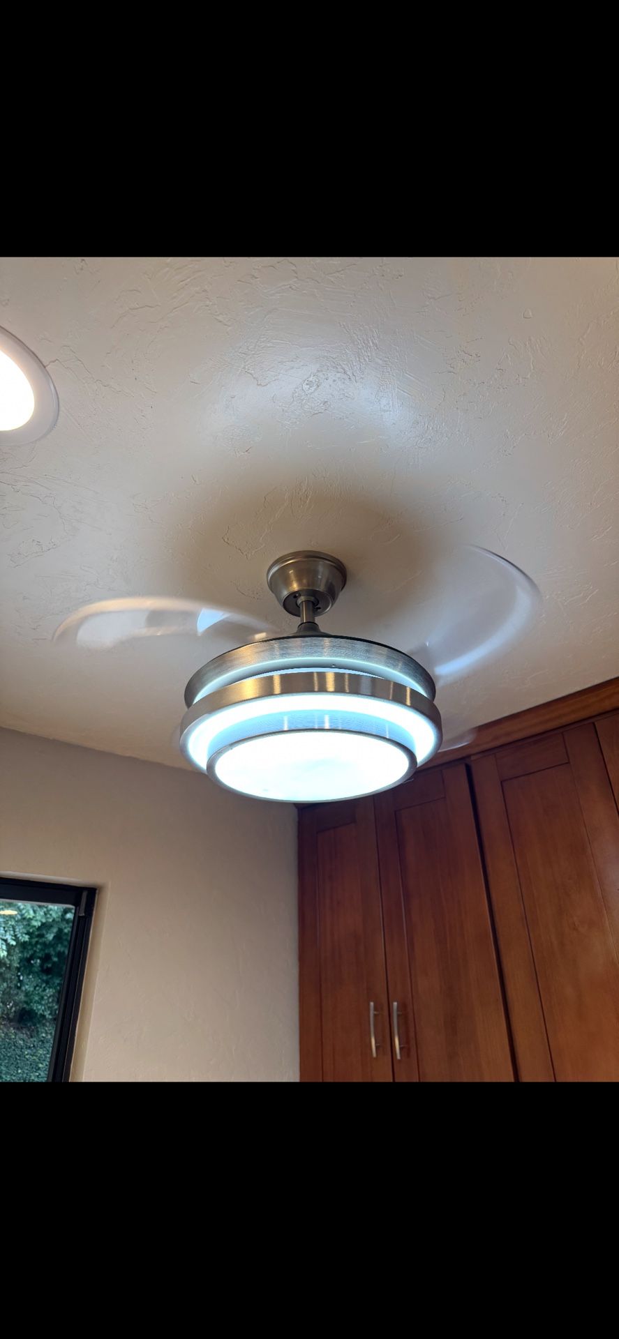 Two Light Fans w/ Remote Controls