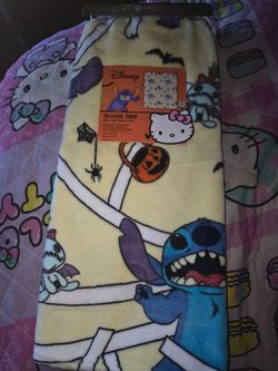 Stitch Halloween Toddler Blanket