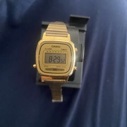 Casio Digital Gold Watch