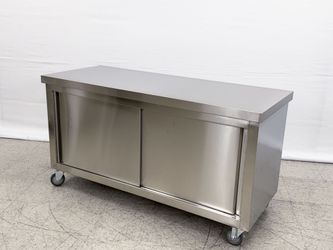 NSF 60in Stainless Steel Work Prep Table Cabinet HT-S-1500