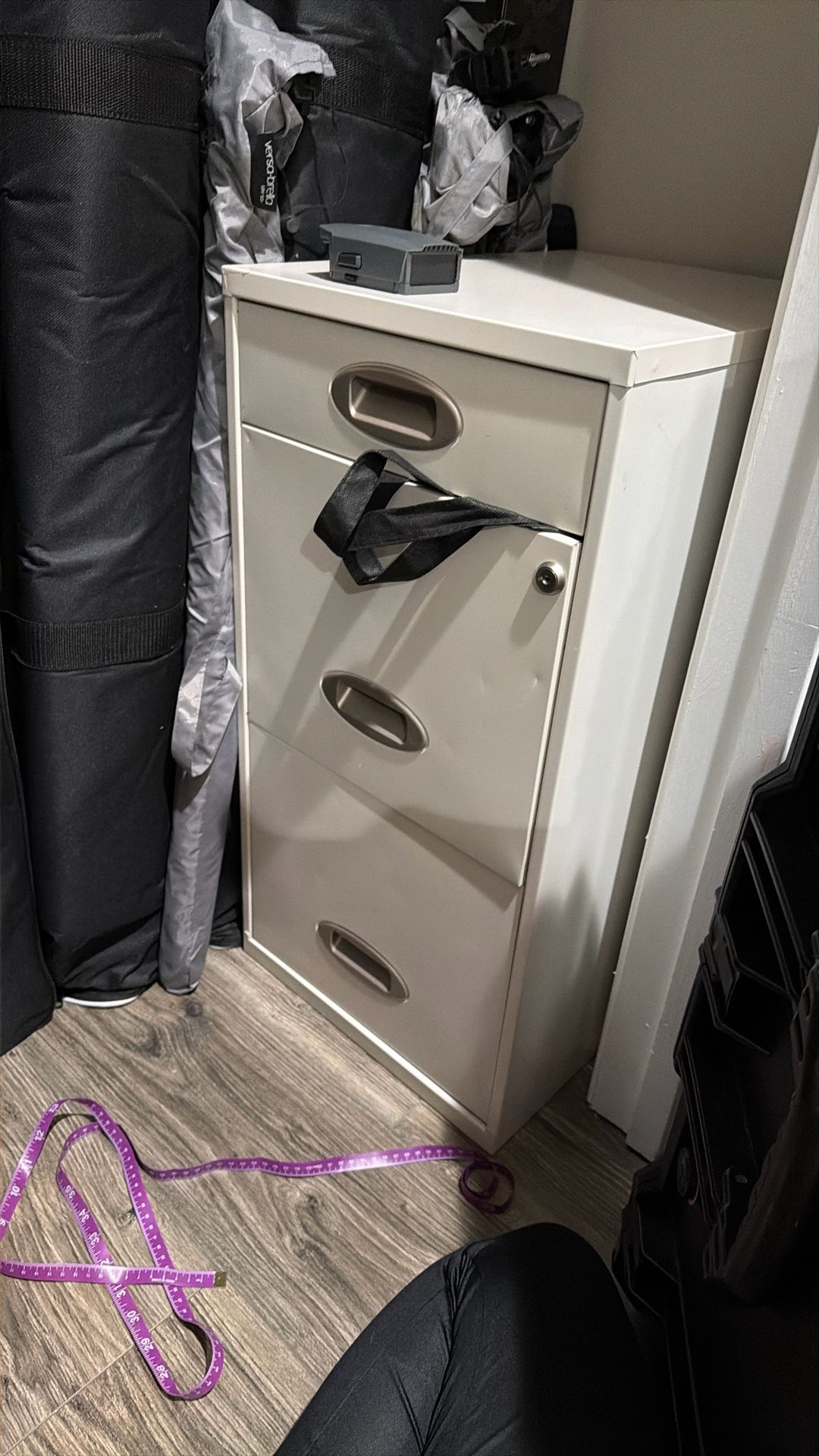 27” Inches Tall file Cabinet No Key