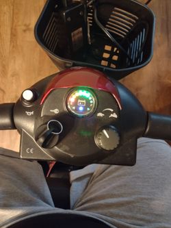 Electric Mobility Scooter with Basket