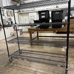 Uline 4-tier Shelves (72” x 24” x 69”)