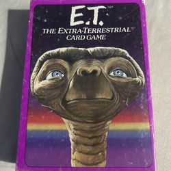 E.T Card Game 1982