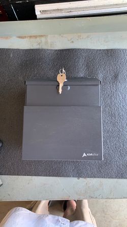 AdirOffice wall-mounted steel drop box
