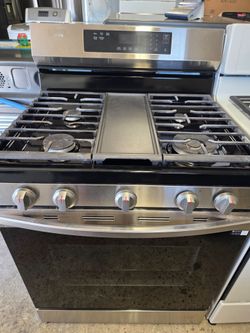 Samsung Gas Range stainless steel convection Oven warranty Financing With Snap If You Qualify
