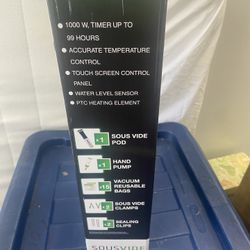 Sousvide Art new Still In Box 