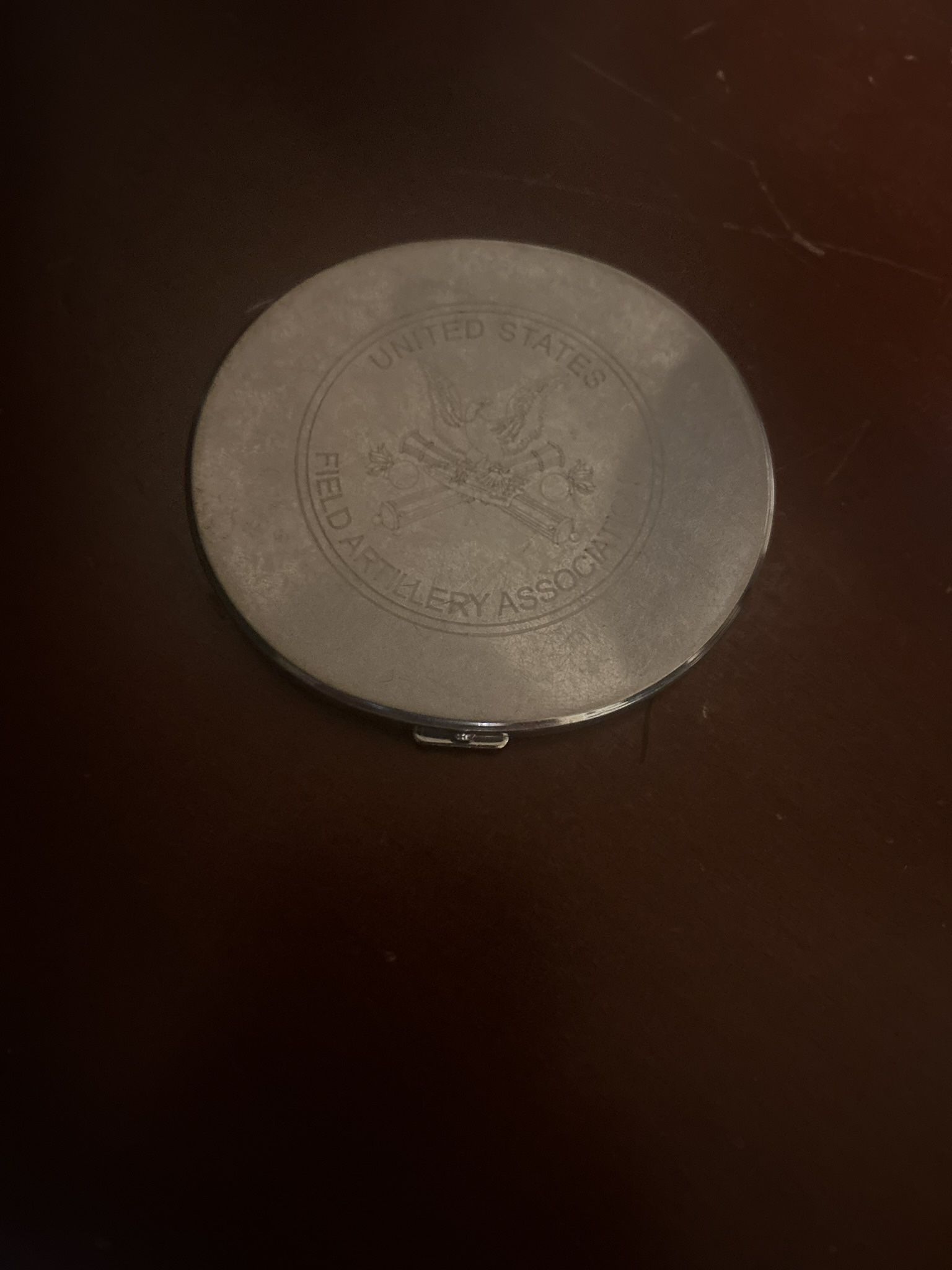 Antique Military, Mirror Compact. Mint condition