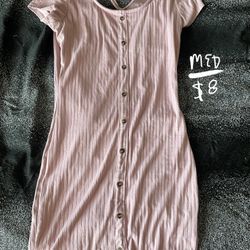 Pink Tee Dress
