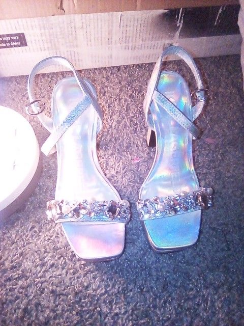 Karl Lagerfeld Irridescen High Heels