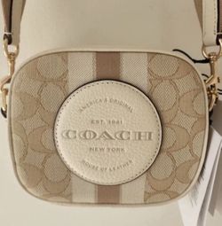 Coach Dempsey Camera bag Signature Jacquard