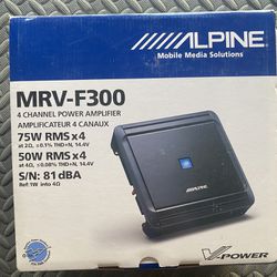 Alpine MRV-F300 4 Channel Power Amplifier