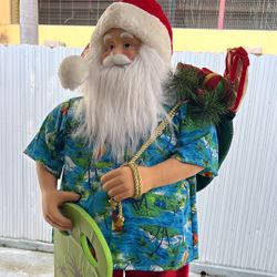 Hawaiian Santa Claus Decoration 