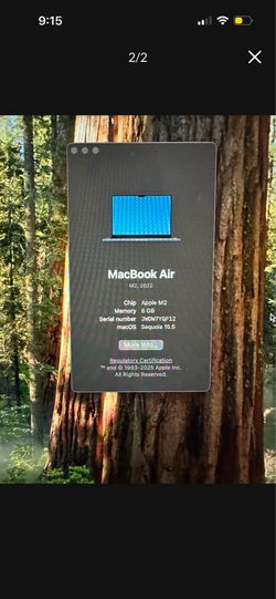 Mac book air 2022