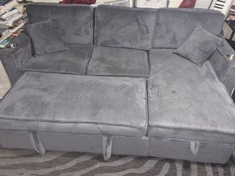 Sofabed gray color