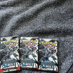 3 Packs of Black Bolt 