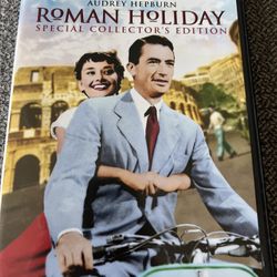 Classic 1953 DVD Audrey Hepburn-Gregory Peck: ROMAN HOLIDAY 