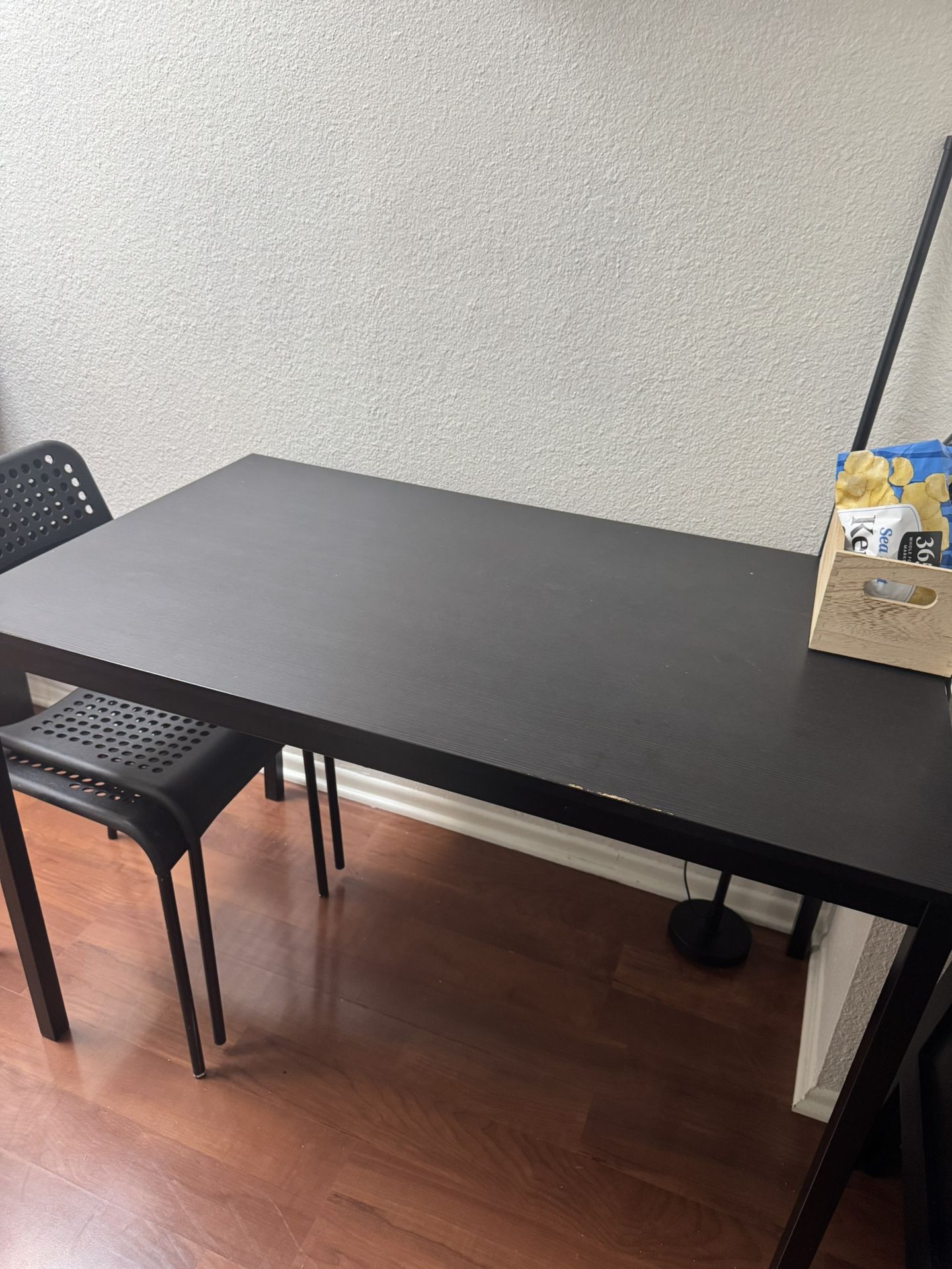Black Wooden Table