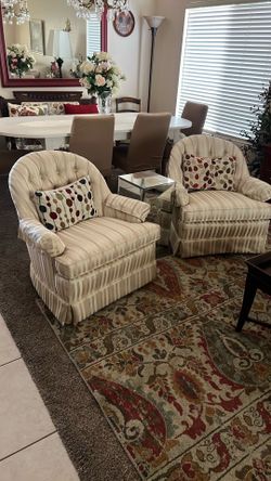 Vintage swivel chairs