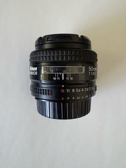 Nikon AF NIKKOR 50mm f/1.4D Prime Lens – Fast Portrait & Low Light Lens