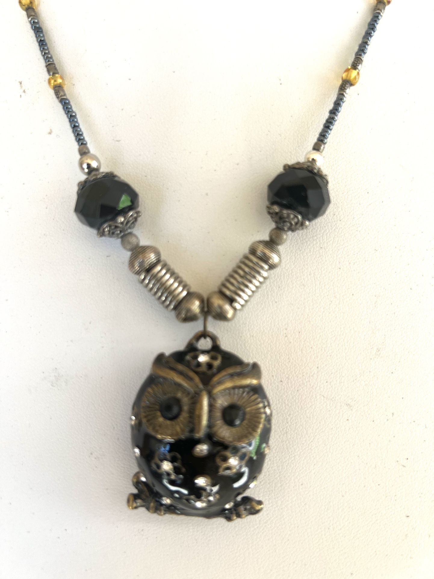 Handmade Owl Necklace $19.99