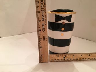 Starbucks Coffee Mug 2013 Alice & Olivia Bowtie Tuxedo Stacey Bendet 12 oz