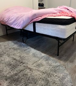 Twin Bed Frame with Mattress — $35