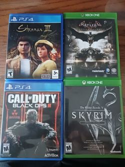 PS4 and Xbox One games for sale