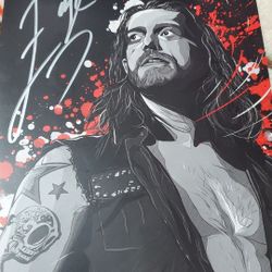 8 x 10 Autographed Photo of WWE Superstar Edge