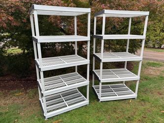 Plastic shelving