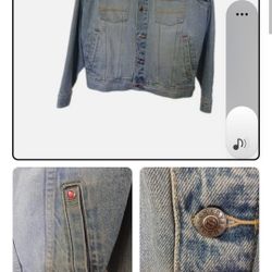 Vintage Shady brand Jean Jacket Size Large