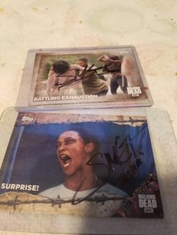 SONEQUA MARTIN-GREEN AUTOGRAPH CARDS