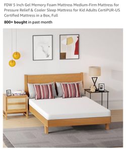 Full Size Mattress Top (*No Boxspring)!