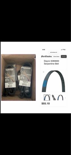 Dayco (contact info removed) Heavy Duty Serpentine Belt – 2 Pack