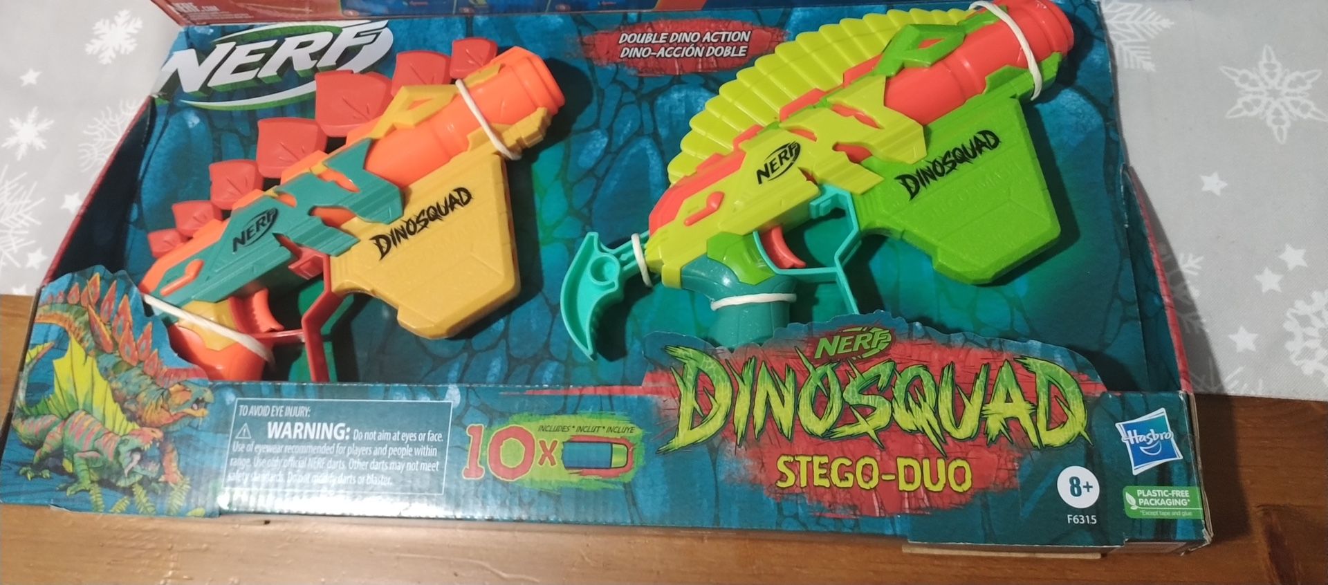 NEW Nerf Dinosquad 2-pack Stego Duo