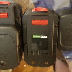  BLACK AND DECKER 18V BATTERY CHARGERS!!!