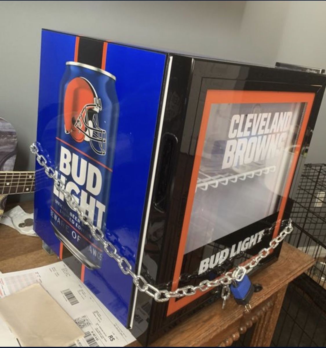 Cleveland Browns Victory Fridge Bud Light