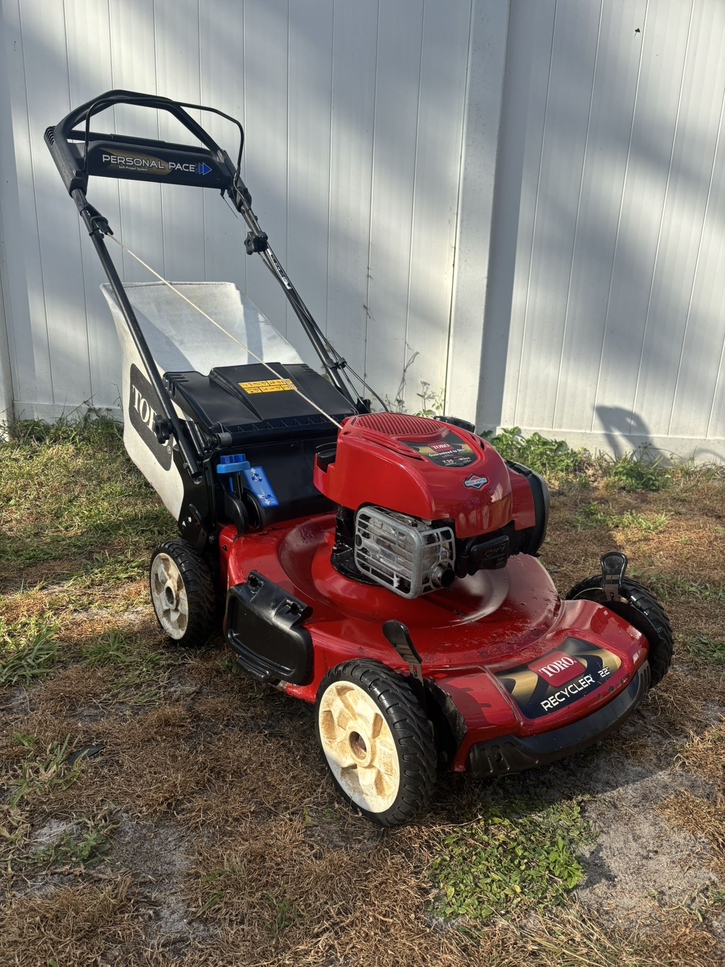 Toro Recycler Personal Pace Self Propelled Mower