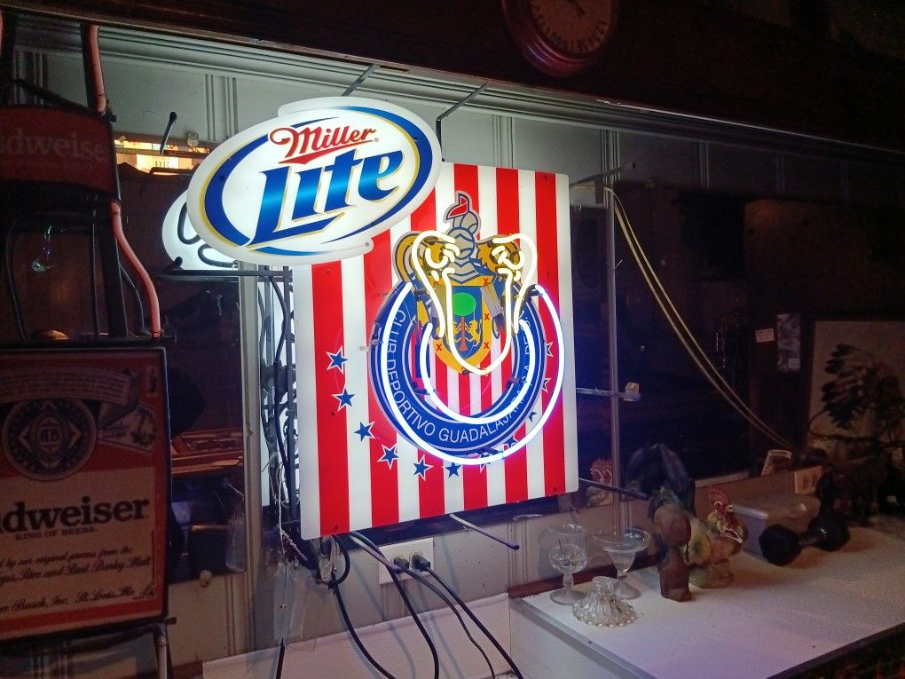 Chivas Miller Light Neon Sign Rare 