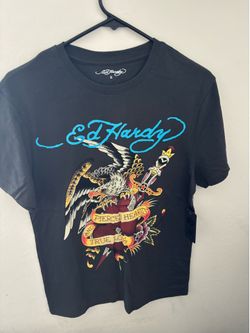 Men’s Ed hardy rhinestone eagle