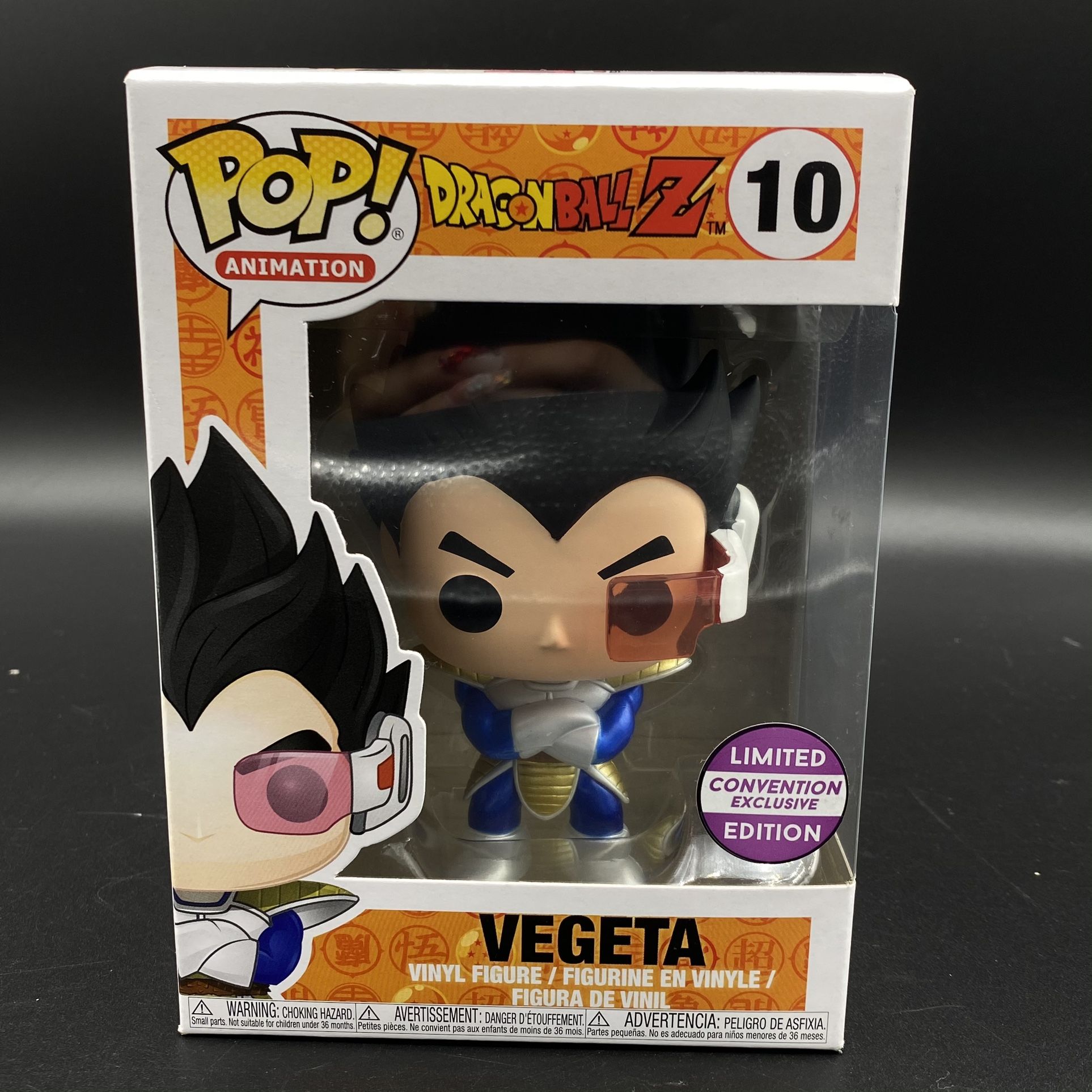 Funko Pop! Dragon Ball Z - (Metallic) VEGETA #10 Vinyl Figure Special Edition