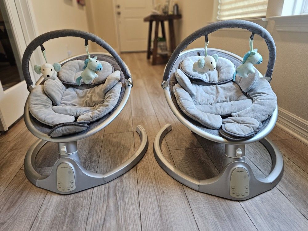 BabyBond Baby Swings for Infants, Bluetooth Infant Swing with Preset Lullabies