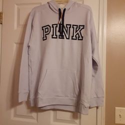 Victoria's Secret Hooded Pink Sweatshirt Size L 