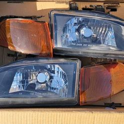 92-95 Honda Civic Headlights Luces Micas Calaveras Faros Faroles