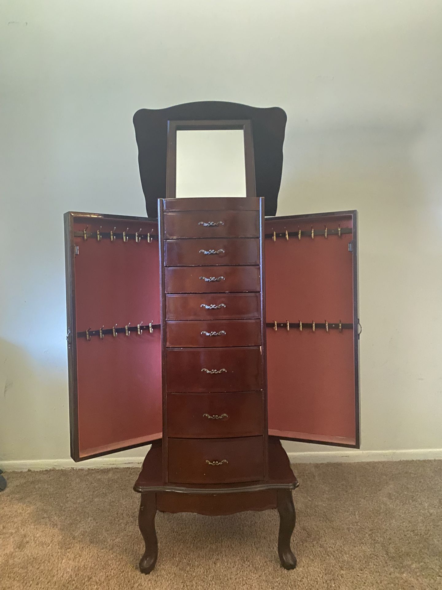 Antique Jewelry Cabinet