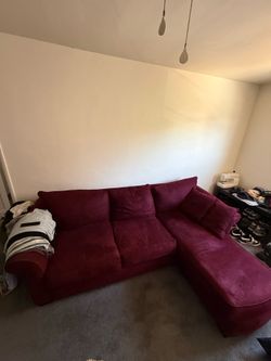 Burgundy Couch