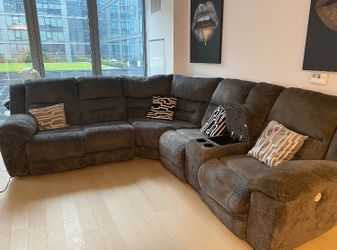 Greg Reclining Sectional Couch