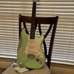 Fender Full Size Barely Used Mint Green Guitar